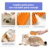 Cepillo con vapor recargable para animales
