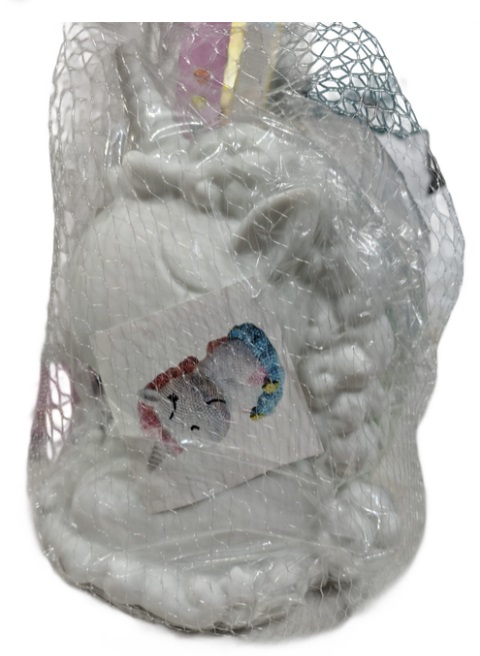 Alcancia C/diamante 3D para pintar