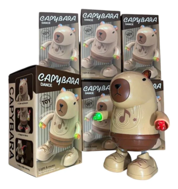 Capibara Bailarin Con Musica Y Luces A Pilas Full