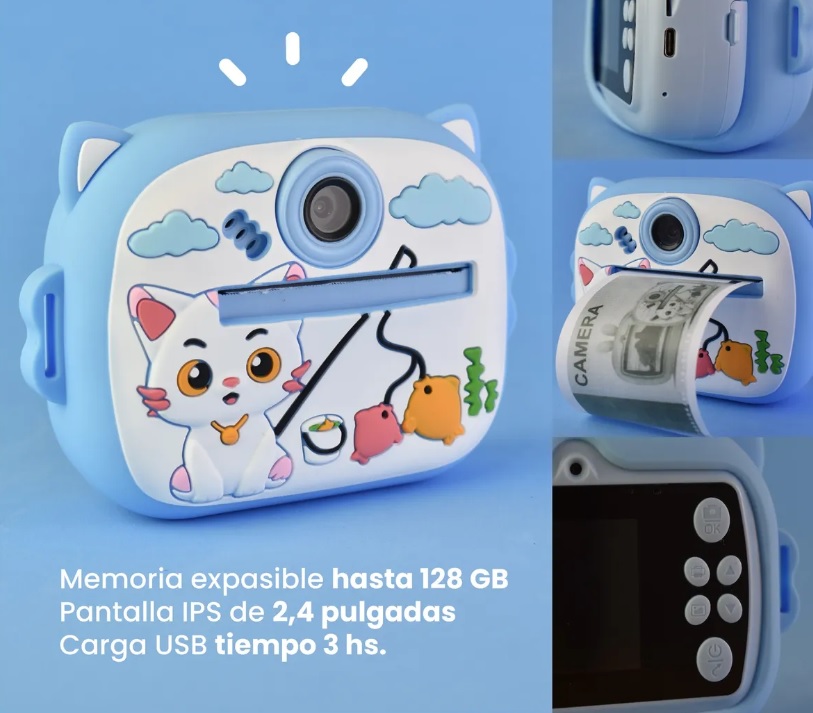 Camara infantil con impresora