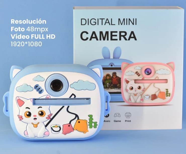 Camara infantil con impresora